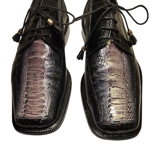 David Eden Handmade Ostrich Dress Shoes main image 11